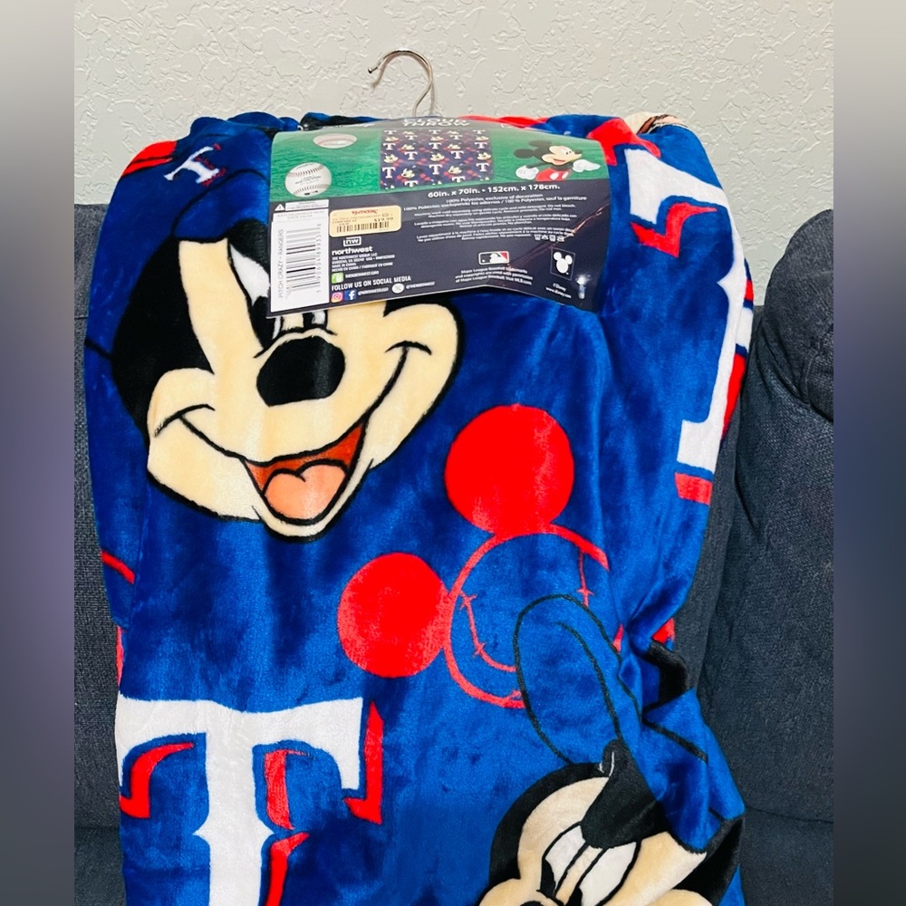 Marshall’s Texas ranger mickey blanket